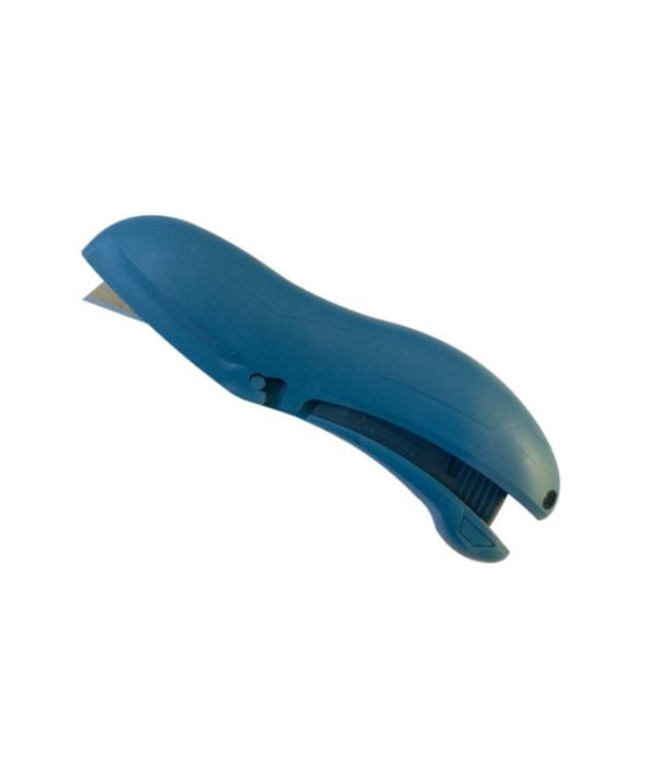 Cutter De Sécurité STIER - Lame Rétractable Automatique, Boîtier Métal, Pour Carton, Moquette Et PVC
